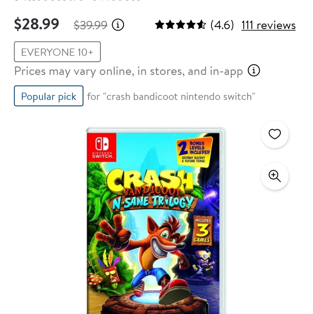 Nintendo Switch game